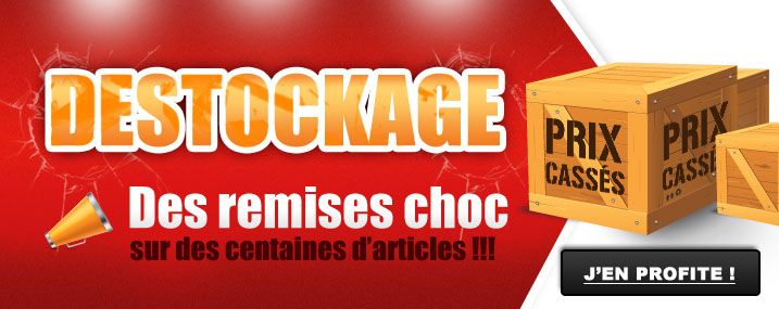 Destockage : jusqu'à 40% de remise !