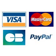 Paiement par CB, Visa, MasterCard, Paypal